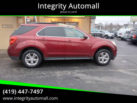2010 Chevrolet Equinox for sale at Integrity Automall in Tiffin OH