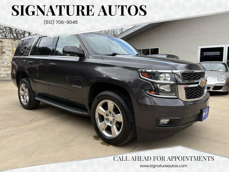 2016 Chevrolet Tahoe for sale at Signature Autos in Austin TX