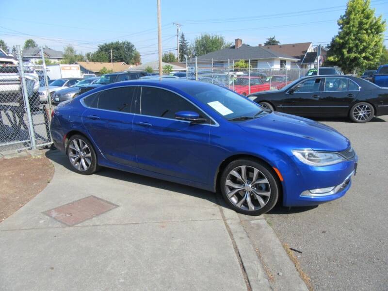 2015 Chrysler 200 for sale at Car Link Auto Sales LLC in Marysville WA