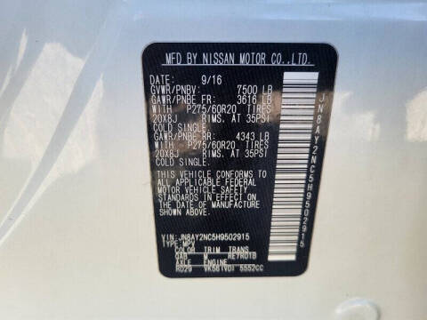 2017 Nissan Armada Platinum