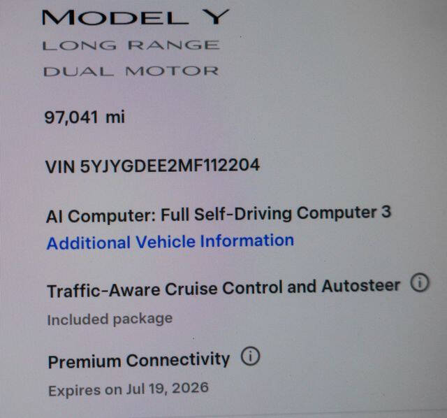 2021 Tesla Model Y Long Range