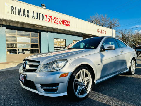 2012 Mercedes-Benz C-Class for sale at Trimax Auto Group in Norfolk VA