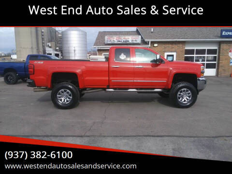 2016 Chevrolet Silverado 2500HD for sale at West End Auto Sales & Service in Wilmington OH