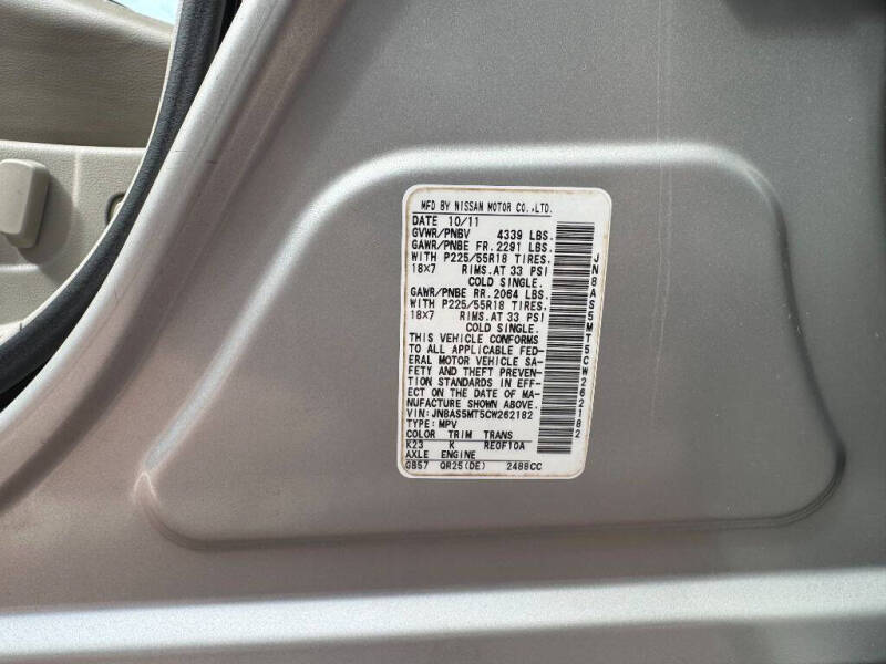 2012 Nissan Rogue SV w/SL Package