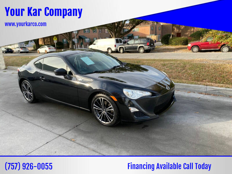 2014 Scion FR-S for sale at Your Kar Company in Norfolk VA