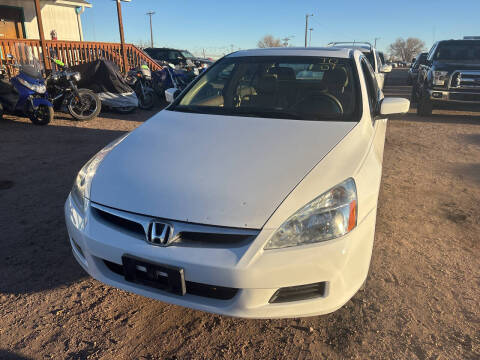 2007 Honda Accord for sale at PYRAMID MOTORS - Fountain Lot in Fountain CO