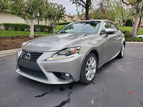 2016 Lexus IS 200t for sale at E MOTORCARS in Fullerton CA