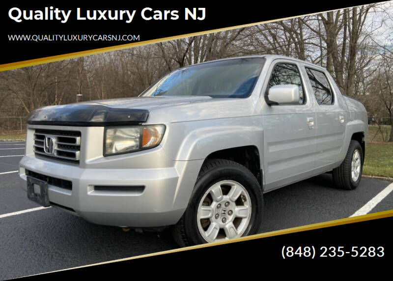 2007 Honda Ridgeline for sale at Quality Luxury Cars NJ in Rahway NJ