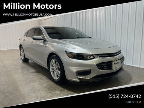2018 Chevrolet Malibu for sale at Million Motors in Adel IA