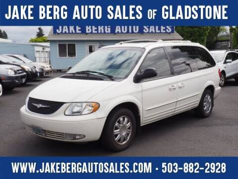 2003 Chrysler Town and Country for sale at Jake Berg Auto Sales in Gladstone OR