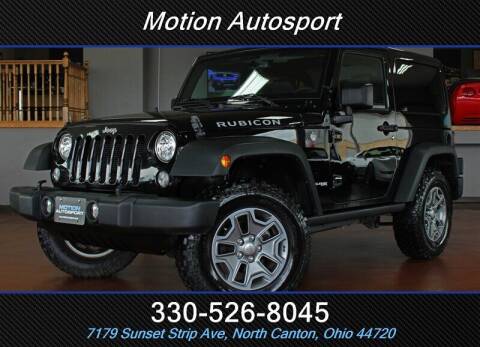 2018 Jeep Wrangler JK for sale at Motion Auto Sport in North Canton OH