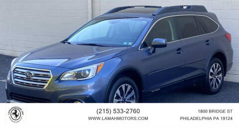 2016 Subaru Outback for sale at LAMAH MOTORS INC in Philadelphia PA
