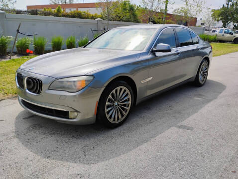 2012 BMW 7 Series for sale at EZ automobile brokers in Deerfield Beach FL