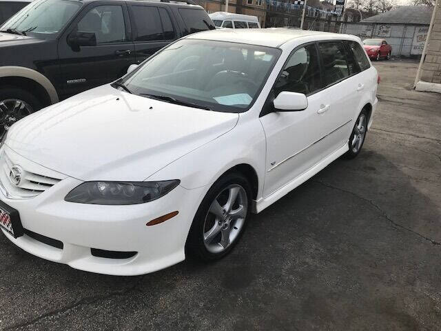 White 2004 Mazda Mazda6 s s 4dr Sport Wagon 1