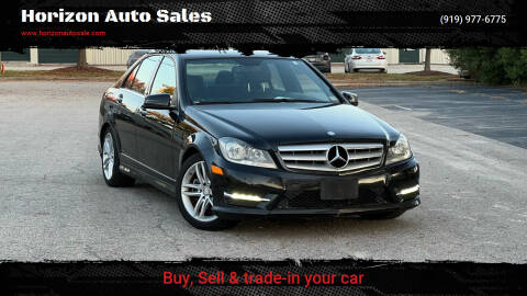 2012 Mercedes-Benz C-Class for sale at Horizon Auto Sales in Raleigh NC
