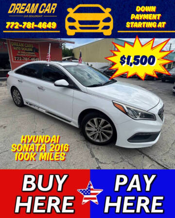 2016 Hyundai Sonata for sale at DREAM CARS in Stuart FL