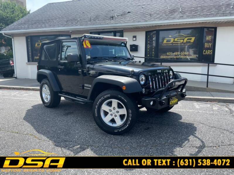 2014 Jeep Wrangler for sale at DSA Motor Sports Corp in Commack NY