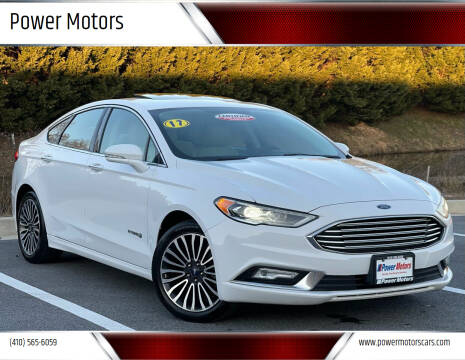 2017 Ford Fusion Hybrid for sale at Power Motors in Halethorpe MD