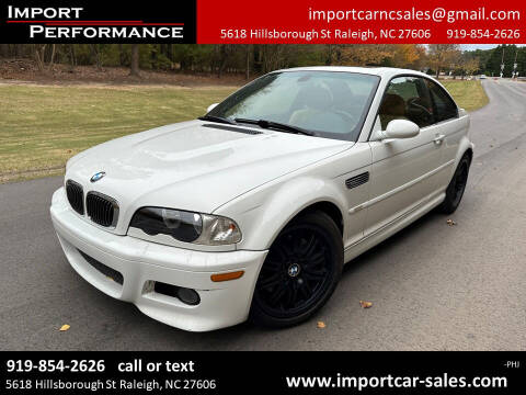 2003 BMW M3 for sale at Import Performance Sales in Raleigh NC