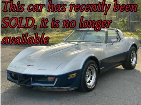 1981 Chevrolet Corvette for sale at Gillespie Car Care (soon to be) Affordable Cars in Hardwick MA