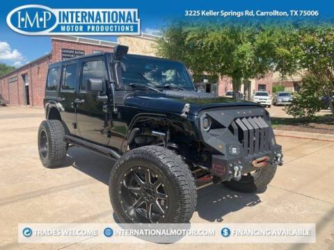 2015 Jeep Wrangler Unlimited for sale at International Motor Productions in Carrollton TX