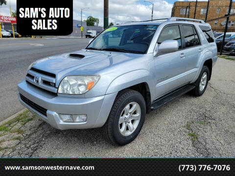 2004 Toyota 4Runner for sale at SAM'S AUTO SALES in Chicago IL