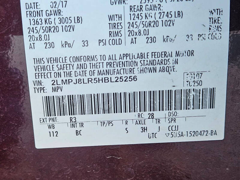 2017 Lincoln MKX Reserve