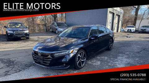 2022 Honda Accord for sale at ELITE MOTORS in West Haven CT