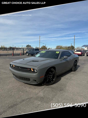 2018 Dodge Challenger for sale at GREAT CHOICE AUTO SALES LLP in Albuquerque NM