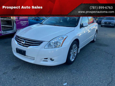 2011 Nissan Altima for sale at Prospect Auto Sales in Waltham MA