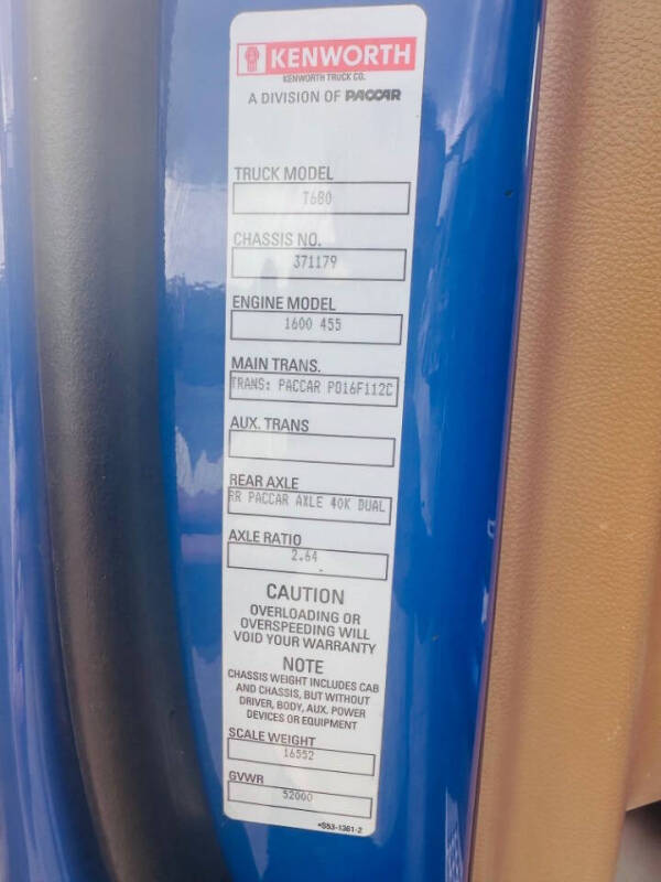2020 Kenworth T-680