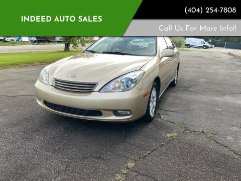 2002 Lexus ES 300 for sale at Indeed Auto Sales in Lawrenceville GA