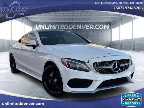 2017 Mercedes-Benz C-Class for sale at Unlimited Auto Sales in Denver CO