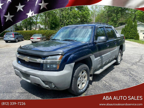 2002 Chevrolet Avalanche for sale at ABA Auto Sales in Bloomington IN