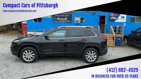 2014 Jeep Cherokee for sale at Compact Cars of Pittsburgh in Pittsburgh PA