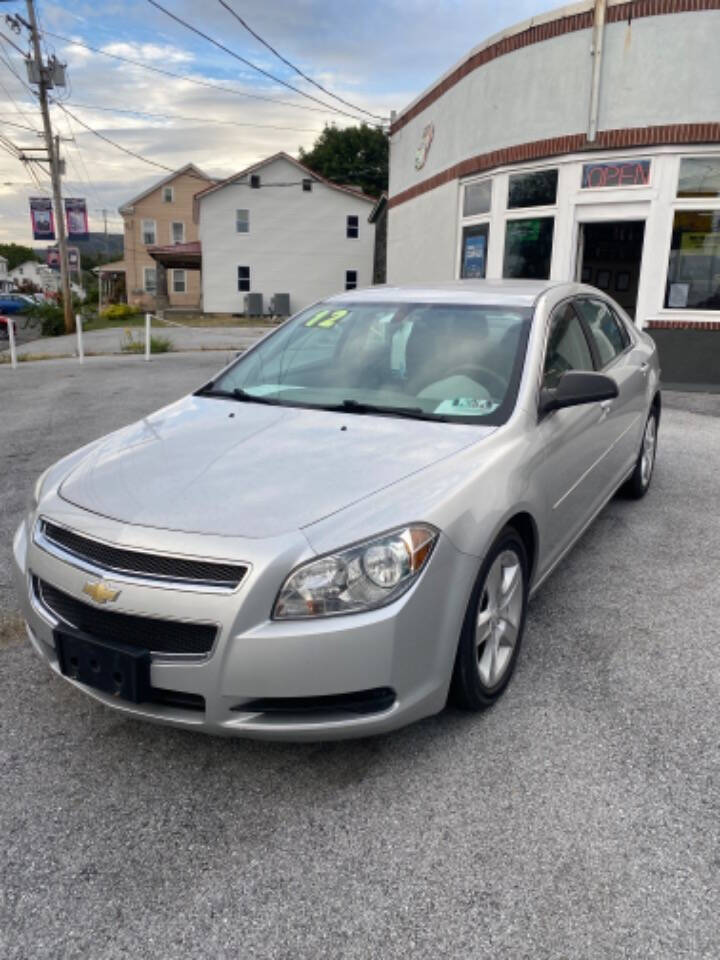 2012 Chevrolet Malibu for sale at BRESSLER SERVICE INC in Bethel, PA