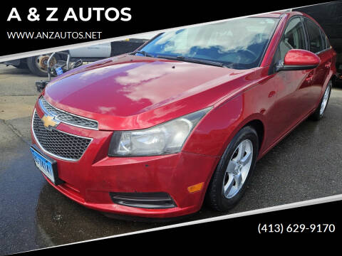 2013 Chevrolet Cruze for sale at A & Z AUTOS in Westfield MA