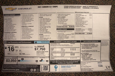 2021 Chevrolet Camaro ZL1