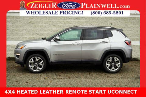 2019 Jeep Compass for sale at Zeigler Ford of Plainwell in Plainwell MI