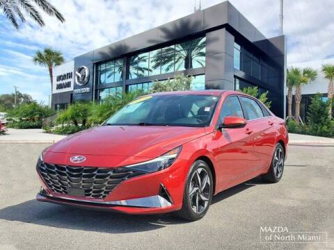 2021 Hyundai Elantra for sale at Mazda of North Miami in Miami FL