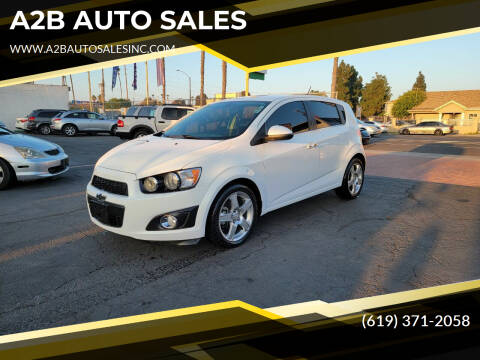 2015 Chevrolet Sonic for sale at A2B AUTO SALES in Chula Vista CA