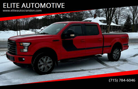 2016 Ford F-150 for sale at ELITE AUTOMOTIVE in Crandon WI