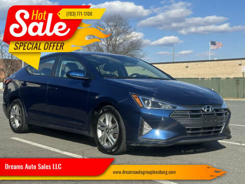2020 Hyundai Elantra for sale at Dreams Auto Sales LLC in Leesburg VA