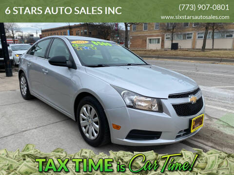2011 Chevrolet Cruze for sale at 6 STARS AUTO SALES INC in Chicago IL