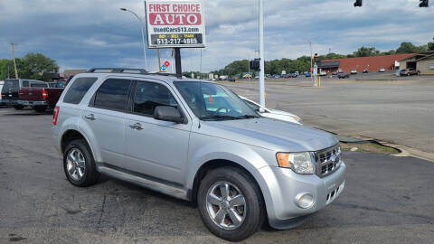 2012 Ford Escape for sale at FIRST CHOICE AUTO Inc in Middletown OH