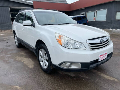 2012 Subaru Outback for sale at Canyon Auto Sales LLC in Sioux City IA