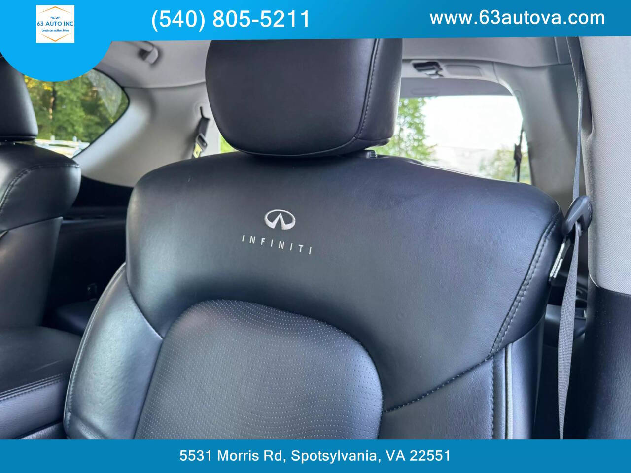 2013 INFINITI QX56 for sale at 63 Auto Inc in Spotsylvania, VA