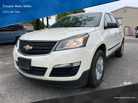 2015 Chevrolet Traverse for sale at Carpro Auto Sales in Chesapeake VA