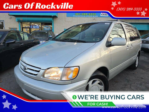 2003 Toyota Sienna for sale at Cars Of Rockville in Rockville MD