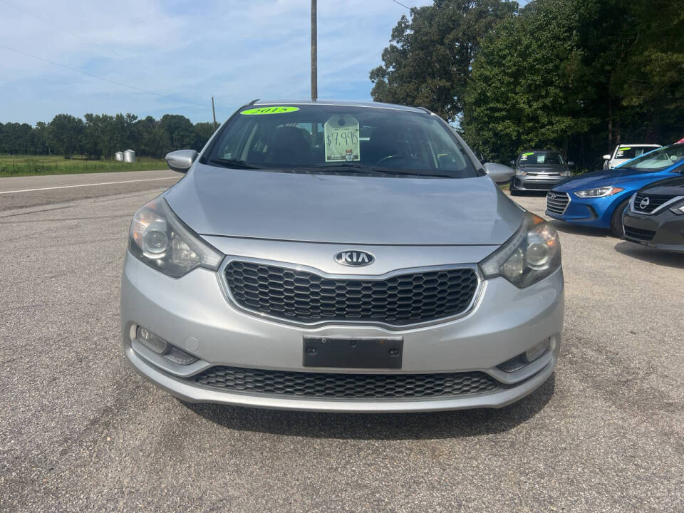 2015 Kia Forte for sale at EAST CAROLINA AUTO GROUP LLC in Wilson, NC